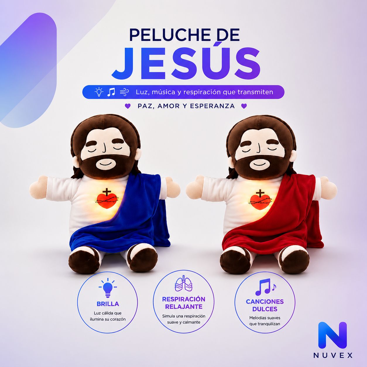 Peluche Jesus Respiración
