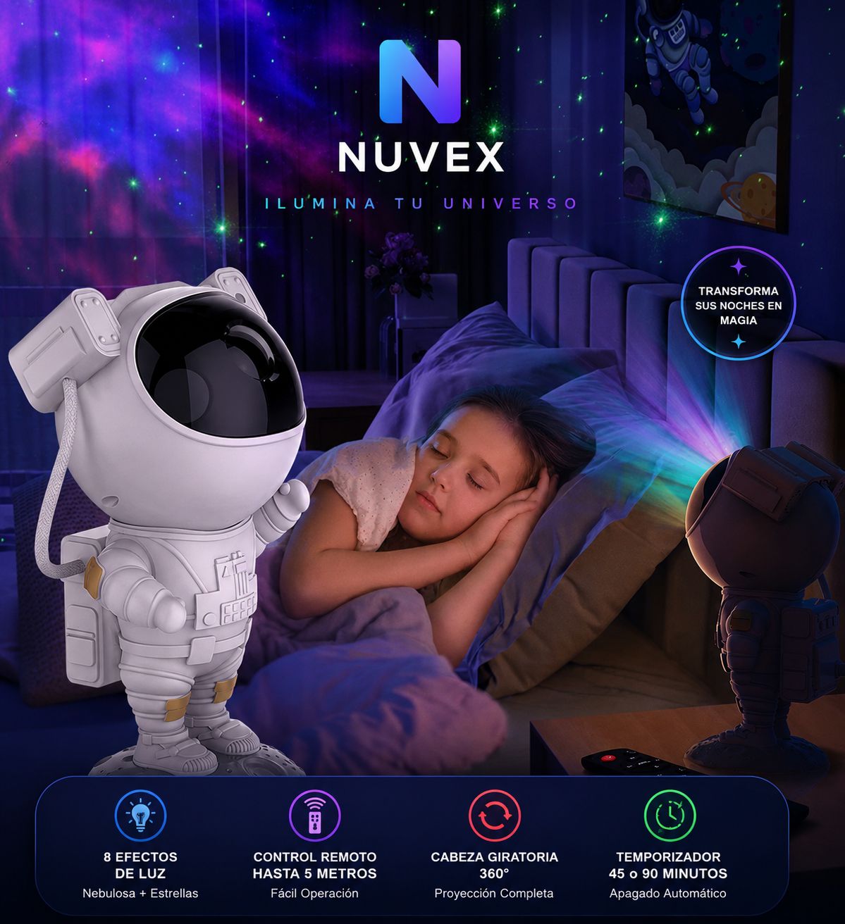PROYECTOR ASTRONAUTA GALAXY PRO